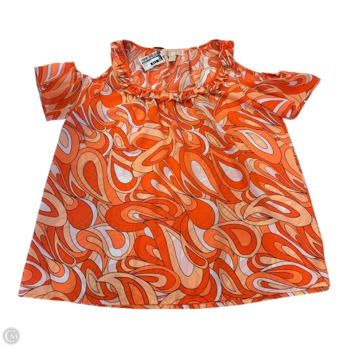 Top Sleeveless By Michael By Michael Kors In Orange, Size: M