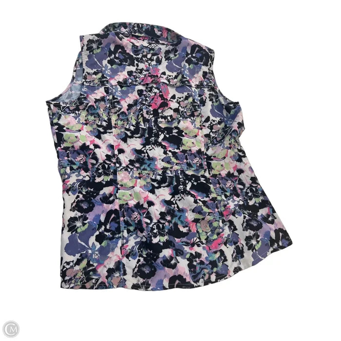 Top Sleeveless By Reel Legends In Multi-colored, Size: L