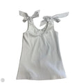 Top Sleeveless By Vigoss In White, Size: M