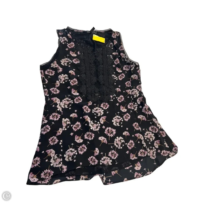 Top Sleeveless By White House Black Market In Black & Purple, Size: Xs