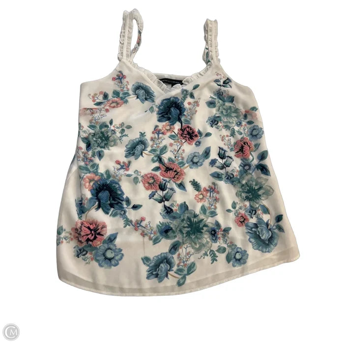 Top Sleeveless By White House Black Market In Floral Print, Size: Xs