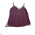 Top Sleeveless By White House Black Market In Purple & White, Size: Xs
