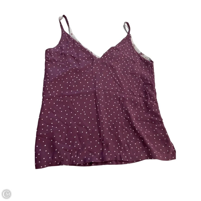 Top Sleeveless By White House Black Market In Purple & White, Size: Xs