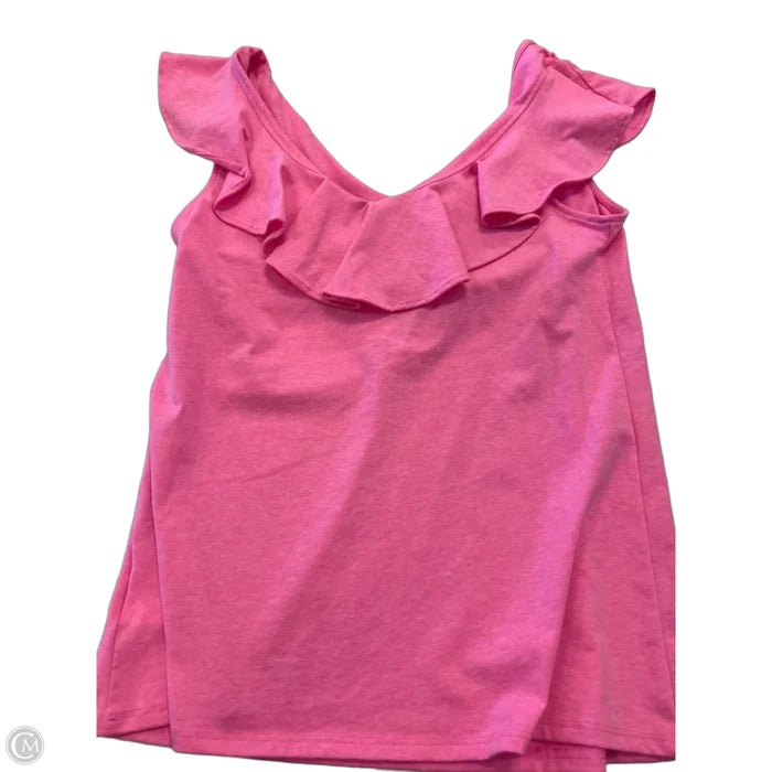 Top Sleeveless Designer By Clothes Mentor In Pink, Size: Xs