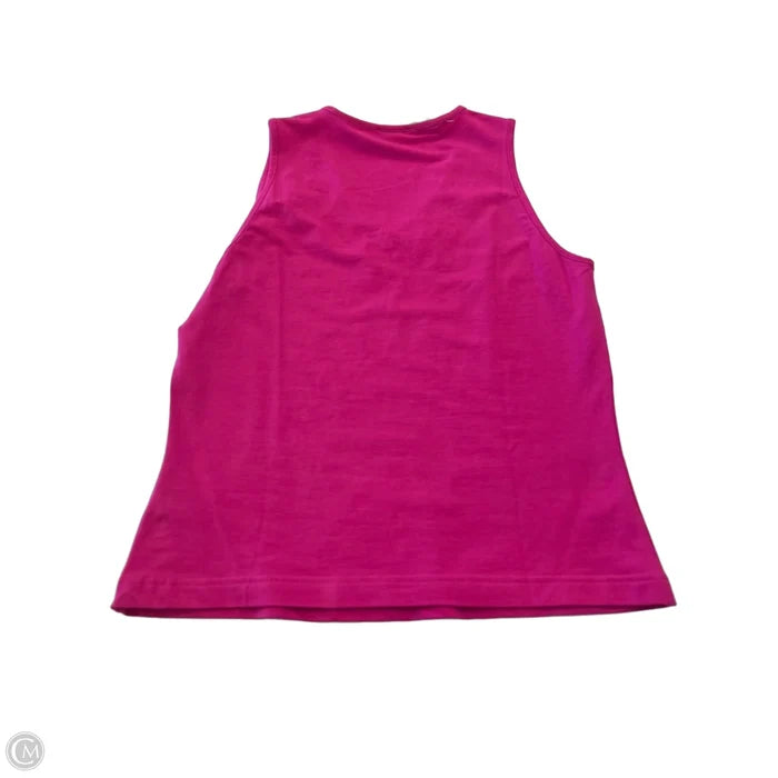 Top Sleeveless Designer By Escada In Pink, Size: L