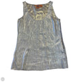 Top Sleeveless Designer By Tory Burch In Gold, Size: 0
