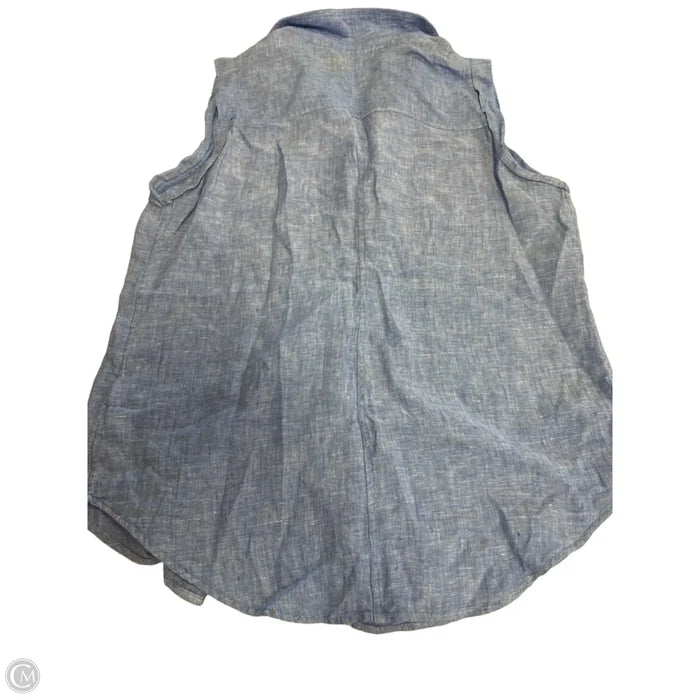 Top Sleeveless Designer By Lilly Pulitzer In Blue, Size: L