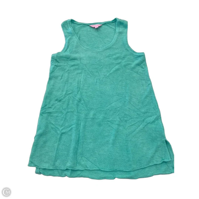Top Sleeveless Designer By Lilly Pulitzer In Green, Size: Xs