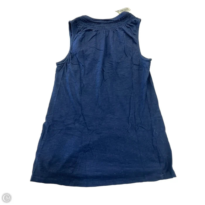 Top Sleeveless Designer By Lilly Pulitzer In Navy, Size: Xs