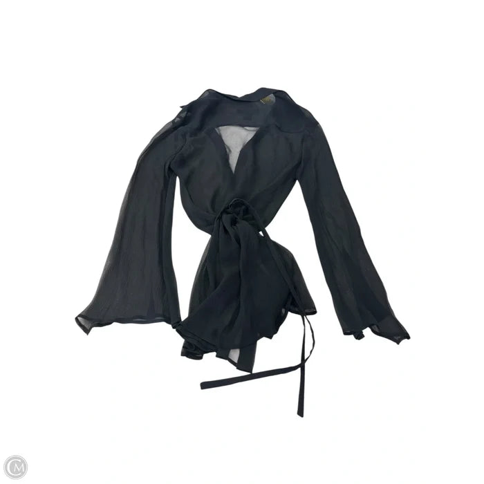 Tunic Long Sleeve By Express In Black, Size: M