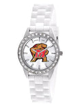 University of Maryland Womens Frost Watch - Crystal Bezel - Silicon Strap - XWL1050_4d3be36a-364e-4c28-9939-63775ccab365