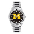 University of Michigan Logo Mens Heavy Hitter Watch - Bracelet - Color Logo - XWM2779_ab279373-559d-4c64-a8b8-ed29dd4fa6cf