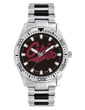 University of Montana Logo Mens Heavy Hitter Watch - Black Dial - Bracelet - XWM2789