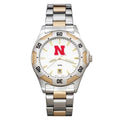 University of Nebraska All Pro Mens Watch - Gold and Silver Tone - Bracelet - UNE253_148e7d98-5927-41b0-964a-3c5dd579129f