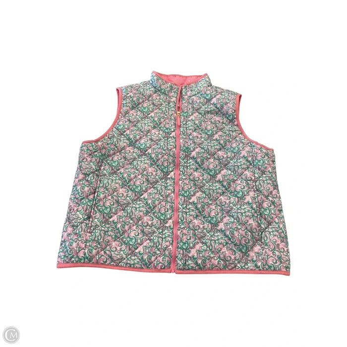 Vest Puffer & Quilted By Stella Parker In Pink, Size: Xlp