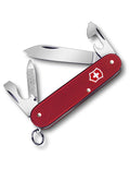Victorinox Swiss Army Cadet - Red Alox, Ribbed - 9 Tools - Engravable - 53043