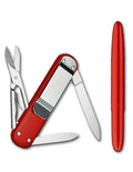 Victorinox Swiss Army Money Clip & Fisher Space Pen Set - Red Alox, Smooth - 58961