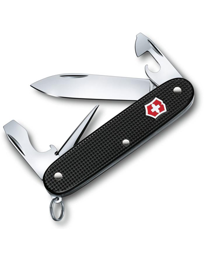Victorinox Swiss Army Pioneer Pocket Knife - Black Alox, Ribbed - 8 Tools - 54968_93a3c0d2-54d8-4ffa-a652-31bc892afddc