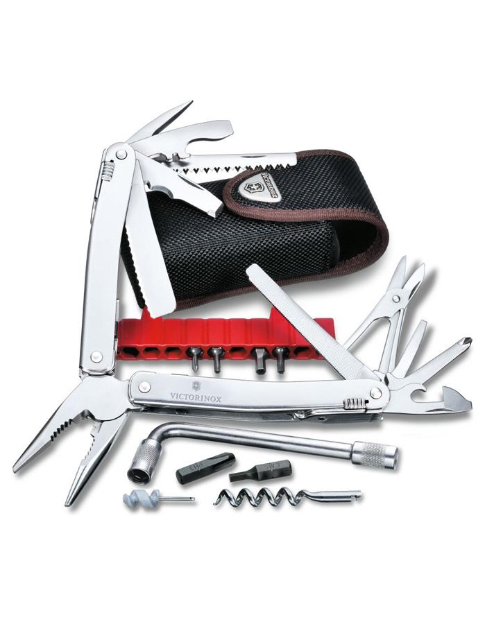 Victorinox Swiss Army SwissTool Spirit Plus Pocket Tool, 38 Tools, Nylon Pouch - 53804
