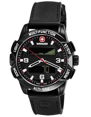 Wenger AltiNav Mens Ana-Digi Altimeter, Barometer, Compass Watch - Silicone - 70440_4888836d-126e-41c8-8fb4-c8da187db163