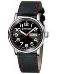 Wenger Mens Attitude Day/Date - Stainless Steel - Black Dial - Black Leather - 01.0341.103_86c353f7-e609-4f78-8edc-88f92d3436c2
