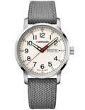 Wenger Mens Attitude Heritage Watch - White Dial - Grey Strap - Day/Date - 100m - 01.1541.106_f8f8da80-d1fb-4909-9b7c-530c666be368
