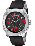 Wenger Mens Edge - Stainless Steel Case - Black & Red - Date Display - 01.1051.103_c3db9251-31e3-41bb-83d0-2cbd49b2c1d5