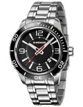 Wenger Mens Roadster - Stainless Steel Bracelet - Black Dial - Date - 100m - 01.0851.118