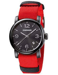 Wenger Mens Urban Metropolitan - Black PVD - Two NATO Strap Set, Red & Black - 01.1041.132_a8ad6bde-e875-4999-b79b-d678b81c0628