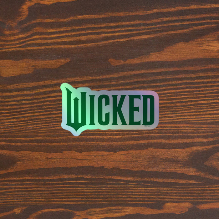 Wicked Logo Holographic Sticker
