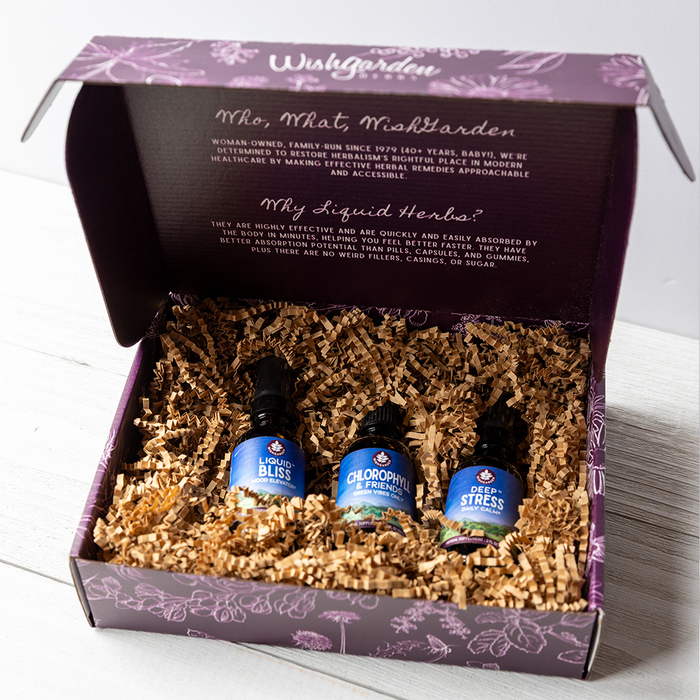 WishGarden Gift Box + Recycled Crinkle Paper