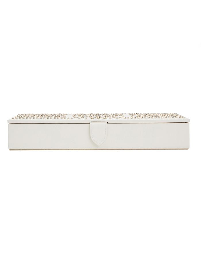 WOLF Marrakesh Safe Deposit Box - Cream - LusterLoc Lining - Gold Accents - 3084-53A