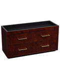 WOLF Meridian Two Drawer Valet, Charging Station & Pen Box - Burlwood - 4603-10_7f46657c-eb92-493a-9aef-0b4162d0b153