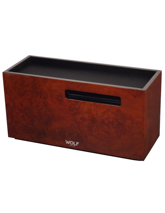 WOLF Meridian Two Drawer Valet, Charging Station & Pen Box - Burlwood - 4603-10C_94b5aede-5bdb-48ad-ba16-90e6767cfd9f